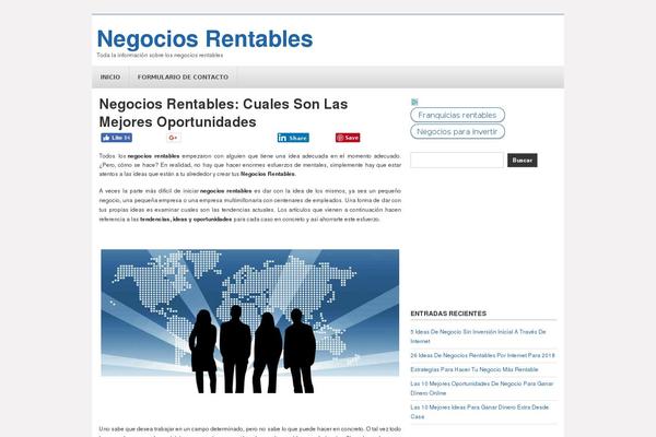 WP Perfect theme site design template sample