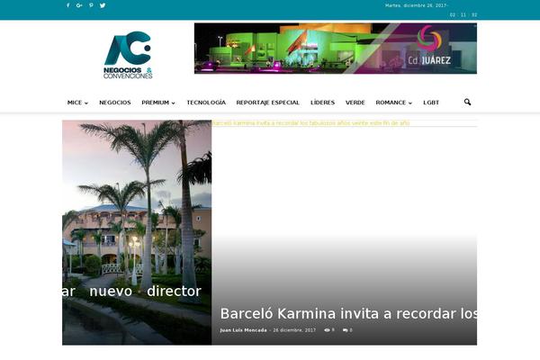 negociosyconvenciones.com site used Negociosyconvenciones