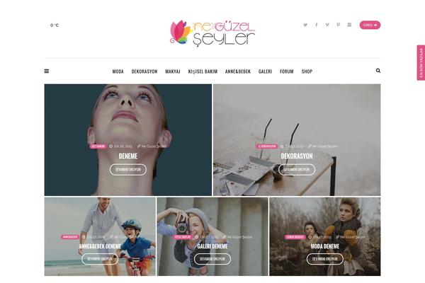 Hermes theme site design template sample
