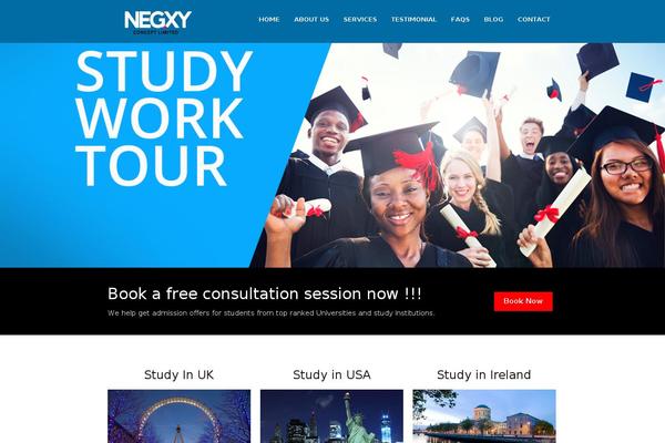 Tour Package theme site design template sample