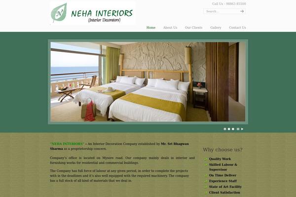 Site using Image horizontal reel scroll slideshow plugin
