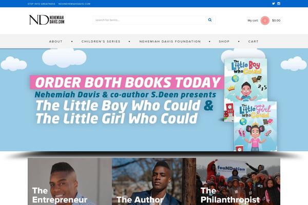 nehemiahdavis.com site used Celine-wp