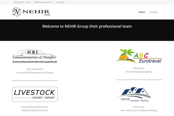 Impreza Child theme site design template sample