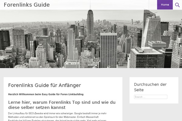 Radiate theme site design template sample