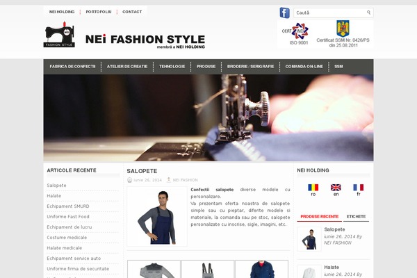 neifashion.ro site used Admirable