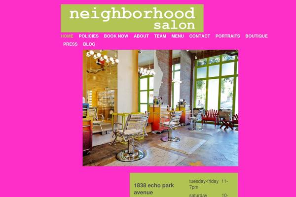 neighborhoodsalon.net site used Thematic-child