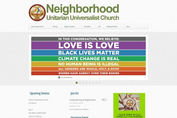 Trinity theme site design template sample