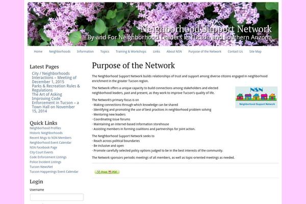 Museum Core theme site design template sample