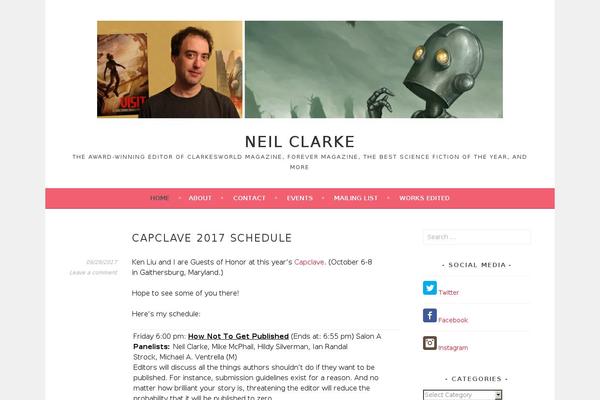 Lovecraft theme site design template sample