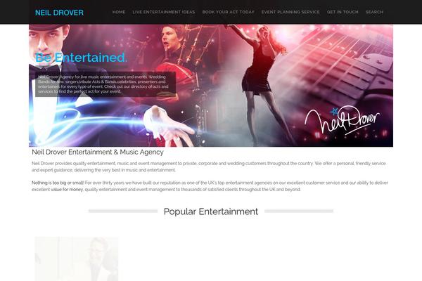 Brooklyn theme site design template sample