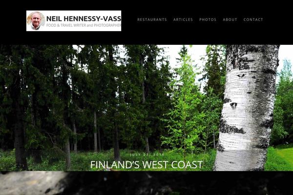 Journal theme site design template sample