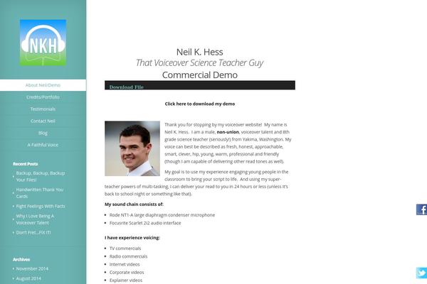 Site using Easy-social-hover plugin