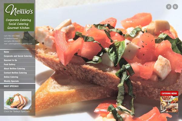 Ristorante theme site design template sample