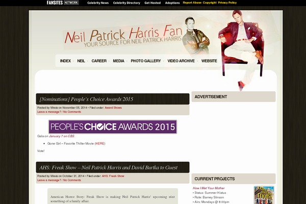 neilpatrickharrisfan.com site used Neil