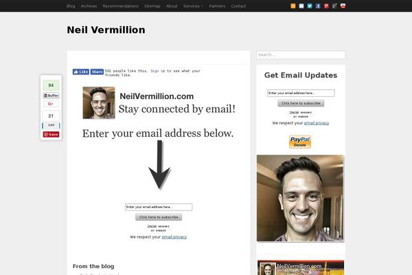 Standard theme site design template sample