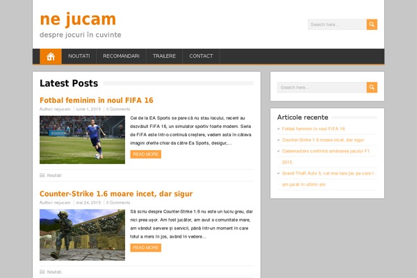 Flash Gamer theme site design template sample