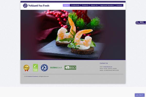 Kora theme site design template sample