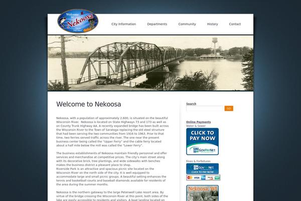 nekoosawi.com site used City