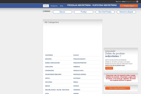 ClassiPress theme site design template sample