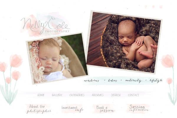 Prophoto4 theme site design template sample