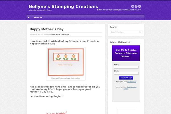 Breakout theme site design template sample