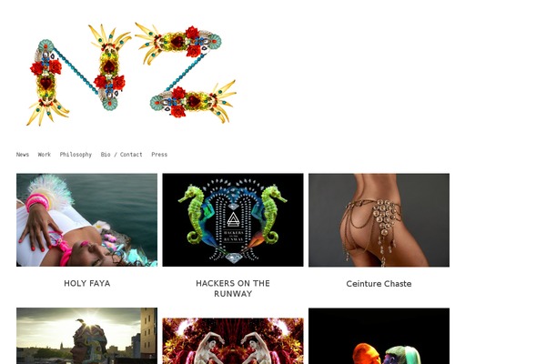Gridly theme site design template sample