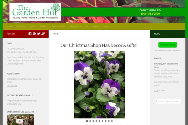 Hueman theme site design template sample