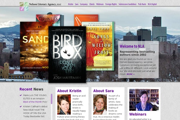 nelsonagency.com site used Nelsonliterarydev