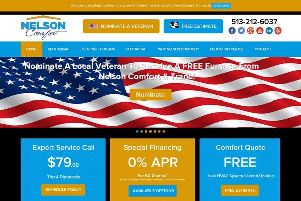 nelsoncomfort.com site used Nelson