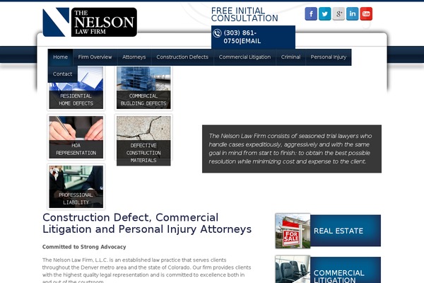 Nelson theme site design template sample