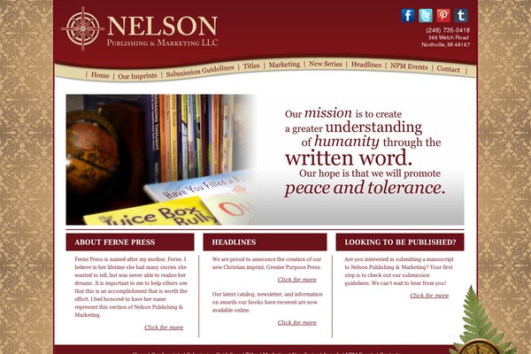 nelsonpublishingandmarketing.com site used Nelson