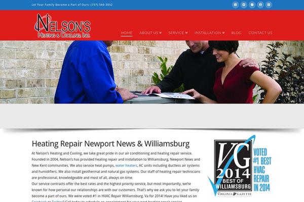 Divi Child theme site design template sample