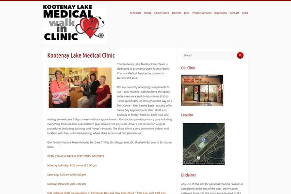 Radius theme site design template sample