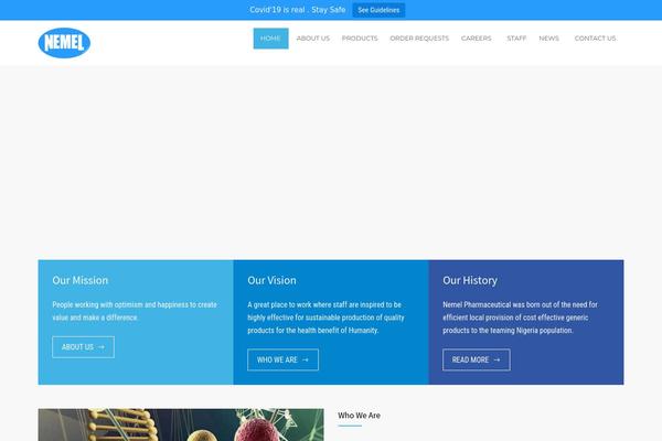 Medicenter-child theme site design template sample