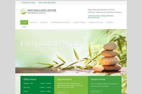 MediCenter theme site design template sample