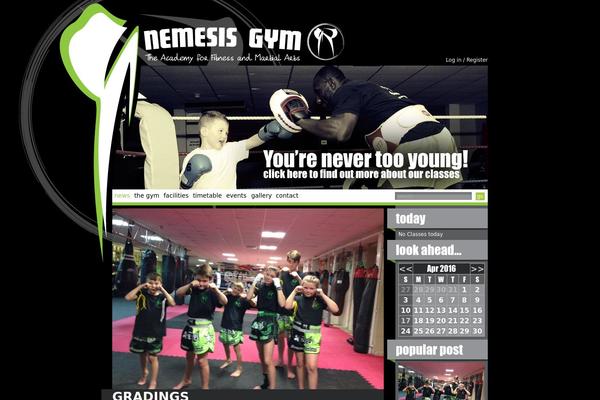 Nemesis theme site design template sample