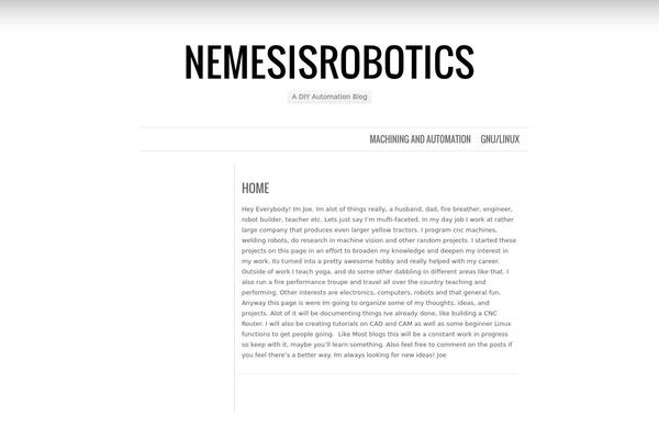 Chunk theme site design template sample