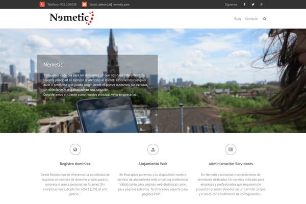 THBusiness theme site design template sample