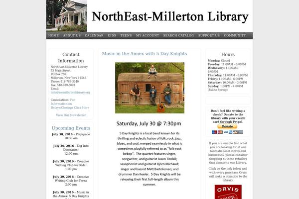 nemillertonlibrary.org site used Library_default
