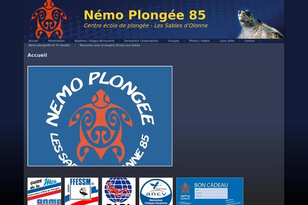 Nemo theme site design template sample