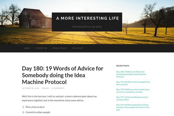 nenadristic.com site used Hemingway