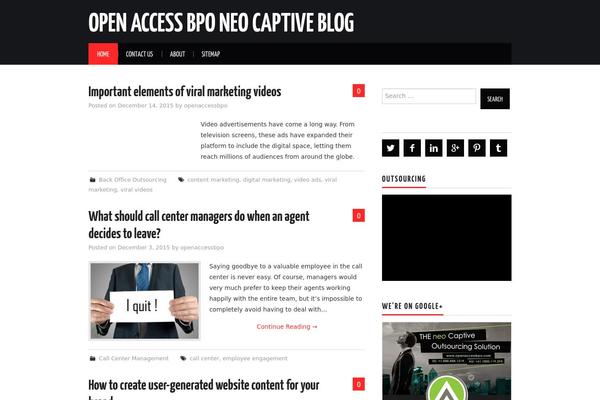 Hiero theme site design template sample