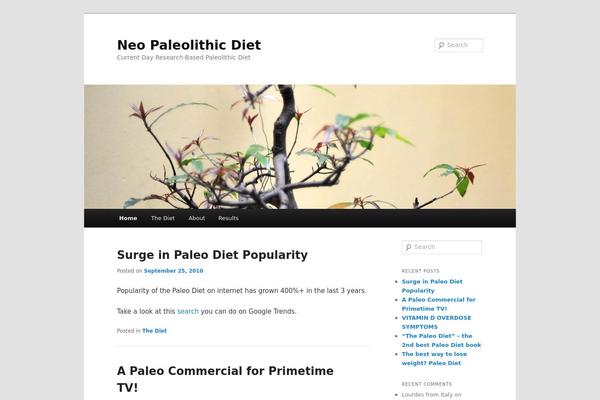 Twenty Eleven theme site design template sample
