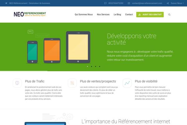 SEOWP theme site design template sample