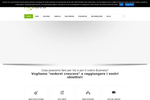 Goodnex theme site design template sample