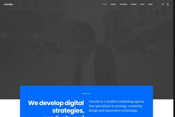 Site using Uncode-daves-wordpress-live-search plugin