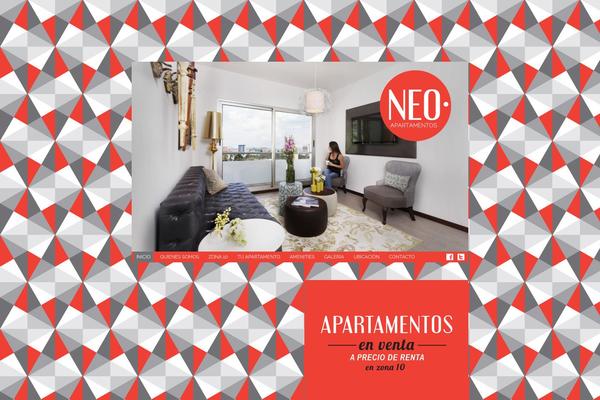 Neo theme site design template sample