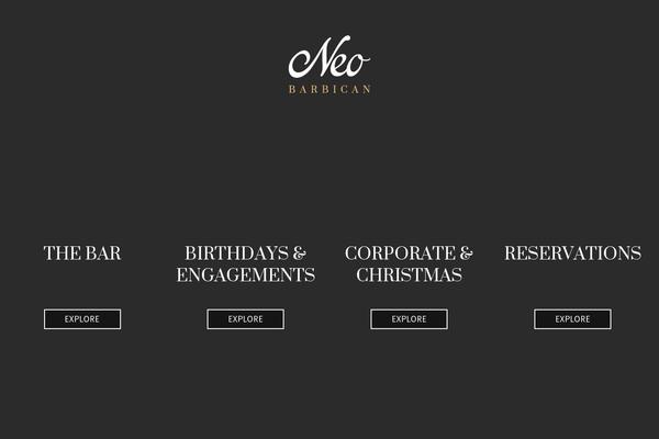 Neo theme site design template sample