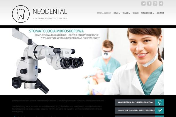 Quark theme site design template sample