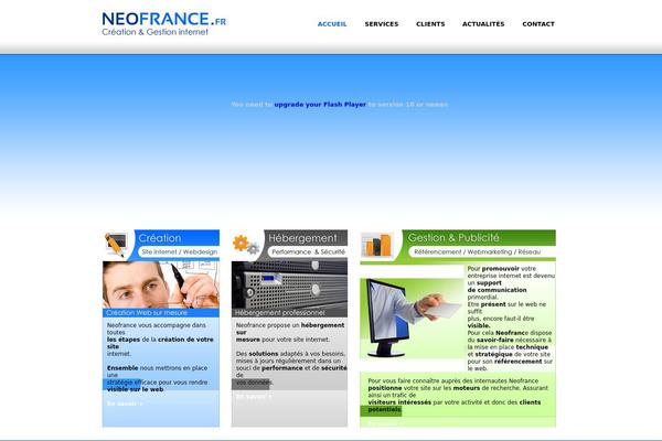 Sansation theme site design template sample